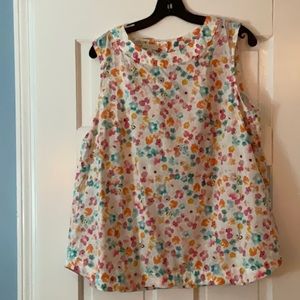 Talbots Multicolor Floral Blouse